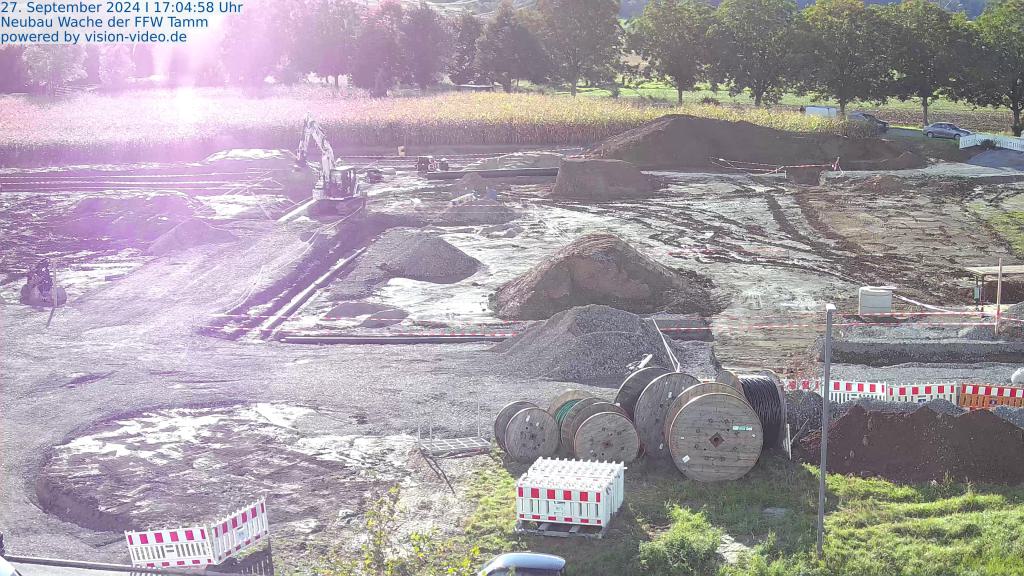 Neubau Feuerwehrgerätehaus Tamm - Bauupdate 04.10.2024