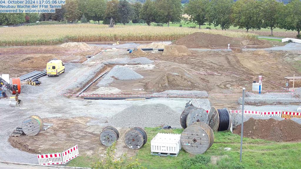 Neubau Feuerwehrgerätehaus Tamm - Bauupdate 11.10.2024