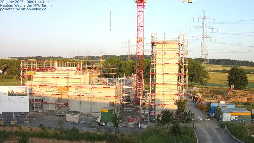 Neubau Feuerwehrgerätehaus Tamm - Bauupdate 27.06.2025