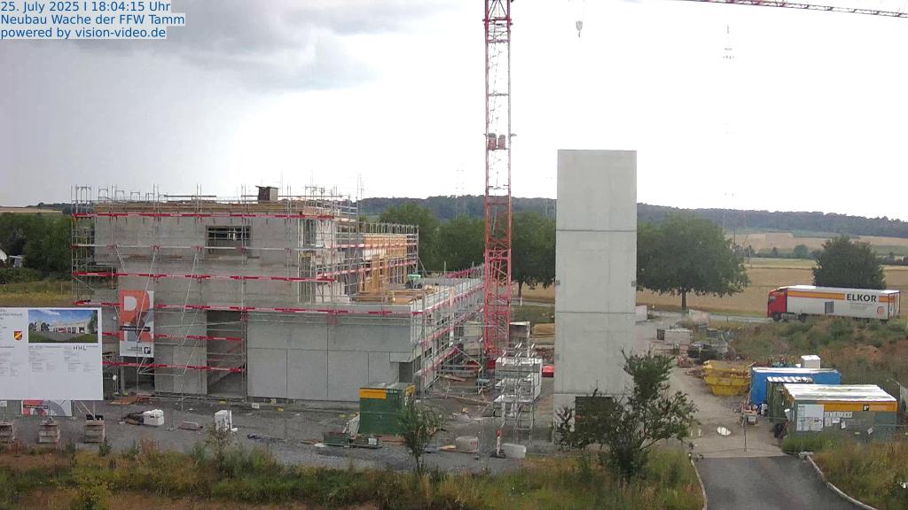 Neubau Feuerwehrgerätehaus Tamm - Bauupdate 01.08.2025