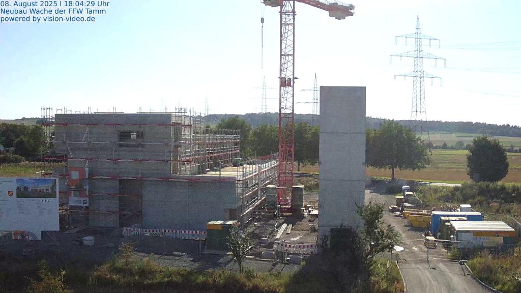 Neubau Feuerwehrgerätehaus Tamm - Bauupdate 15.08.2025
