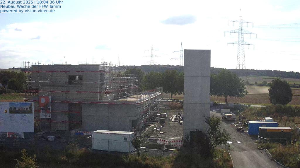 Neubau Feuerwehrgerätehaus Tamm - Bauupdate 29.08.2025