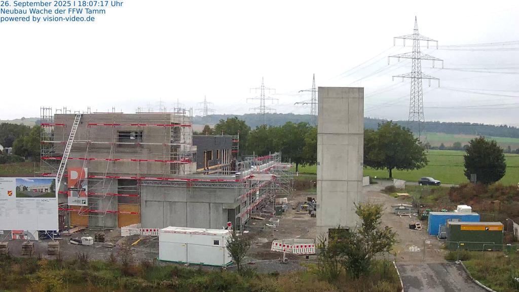 Neubau Feuerwehrgerätehaus Tamm - Bauupdate 03.10.2025