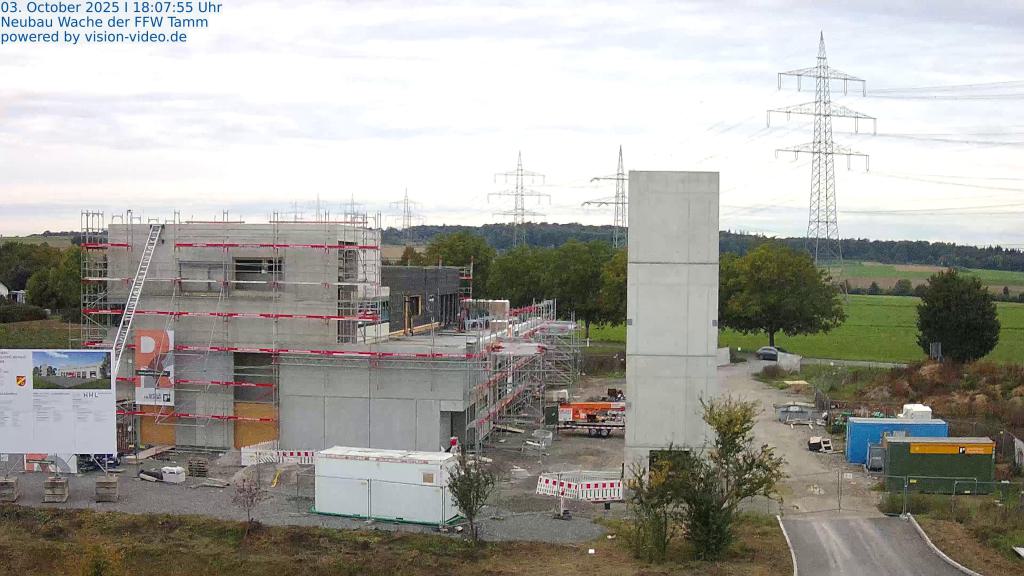 Neubau Feuerwehrgerätehaus Tamm - Bauupdate 10.10.2025
